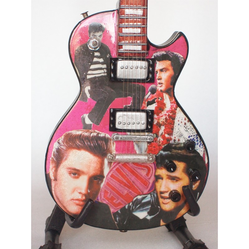 Guitare miniature électrique hommage à Elvis Presley