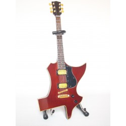 Guitare miniature Gibson Texas Billy Gibbons ZZ Top vue globale de face