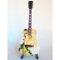 Guitare miniature acoustique Elvis Presley vue globale de face
