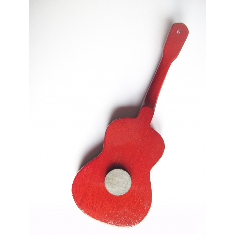 Magnet for Sale avec l'œuvre « LET'S ROCK - GUITARE HARD ROCK RÉTRO CLASSIQUE » de l'artiste Danicus666