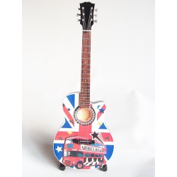 Guitare miniature acoustique - Abbey road – The Beatles vue globale de face