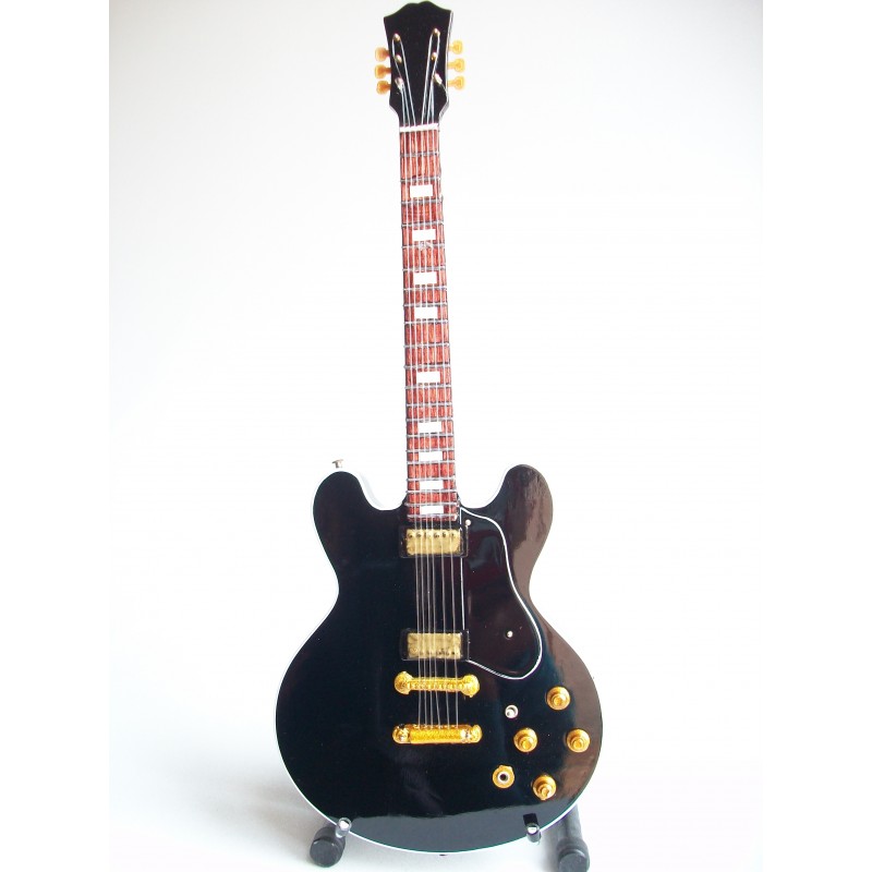Guitare miniature Gibson ES 355 BB King vue globale de face