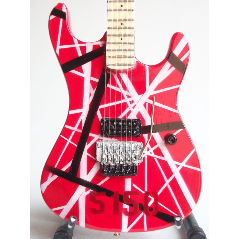 Guitare miniature Frankenstrat de Van Halen