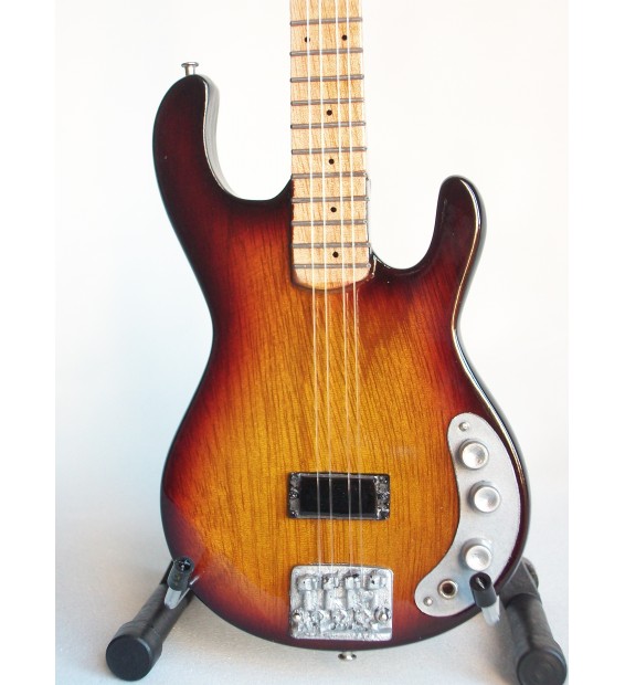 Guitare Miniature AC/DC - Hommage à Angus Young | Modèle Détailé 25cm Avec Support | Collector Non Jouable