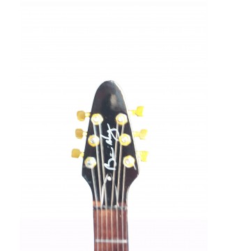 Guitare miniature BMG “Black 'N' Gold » Brian May - Queen vue de haut