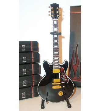 Guitare miniature Gibson ES 355 BB King Lucille vue globale de face