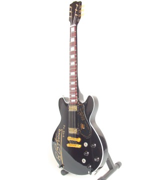 Guitare miniature ES 355 BB King 80ème anniversaire vue globale de côté droit