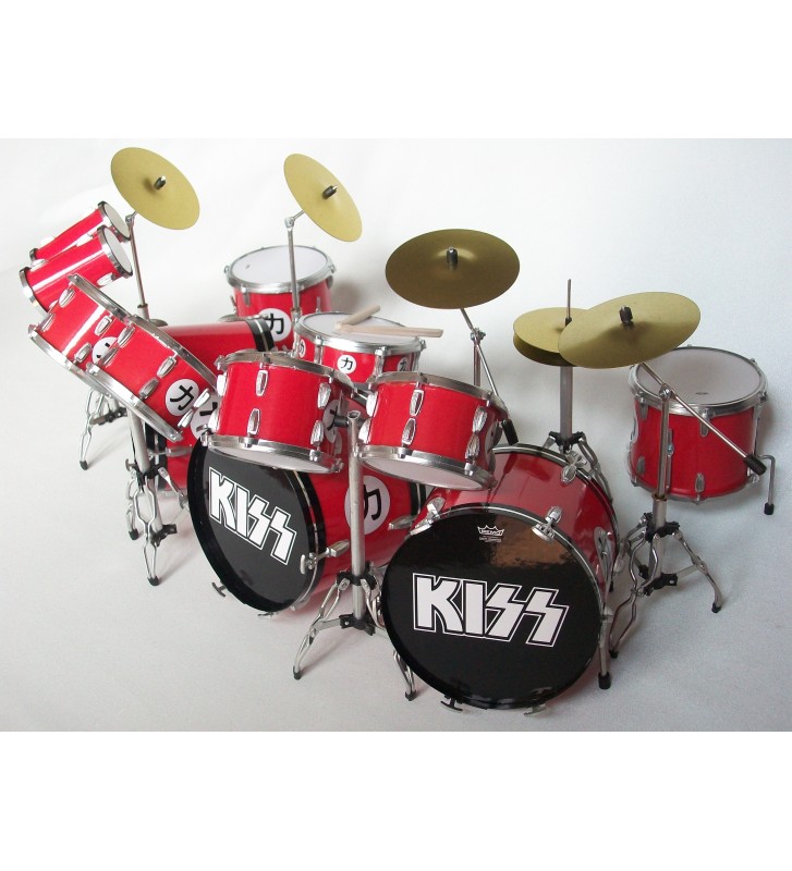 Batterie Miniature The Beatles Ludwig Ringo - Réplique Collection 18 Cm - Non Jouable