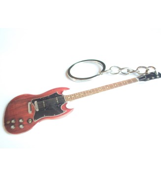 Porte-clés en métal - Guitare