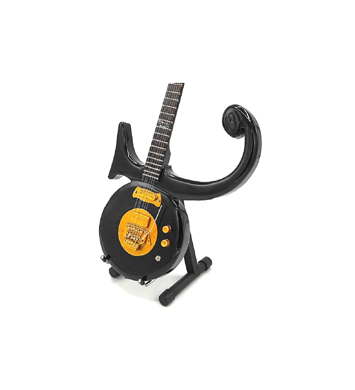 Guitare miniature Prince - Love Symbol couleur noire