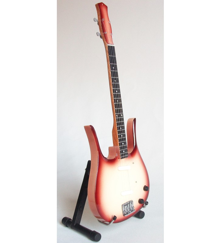 Réplique Miniature Guitare Basse Roger Waters Pink Floyd - Collection Noire Fender Precision