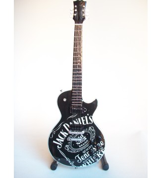 guitare miniature Les Paul Jack Daniels vue de face