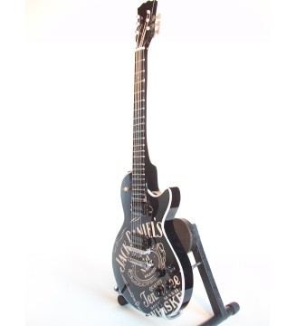 guitare miniature Les Paul Jack Daniels vue de droite