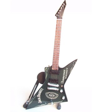 guitare miniature explorer jack daniels vue de face