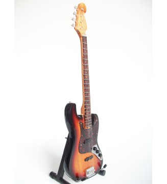 Guitare miniature basse Fender Jazz bass vue globale de côté