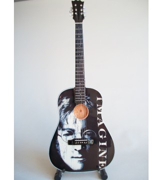 Guitare miniature acoustique john lennon imagine vue générale vue de face