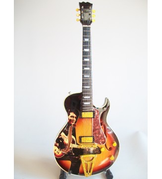 Guitare miniature style Gibson Super 400 Elvis Presley vue générale de face