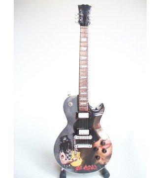 Guitare miniature Les Paul Slash vue de face en plan general