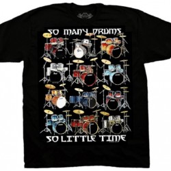 Tee shirt "So many drums"