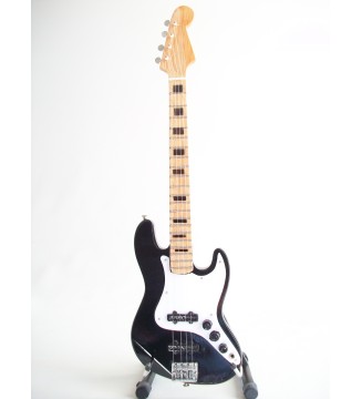 Guitare basse miniature Jazz bass Geddy Lee - Rush plan global vue de face