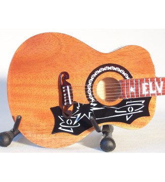 Guitare miniature acoustique Gibson Elvis Presley vue couchée