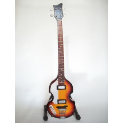 Guitare basse miniature Violin Paul Mac Cartney - The Beatles vue globale de face